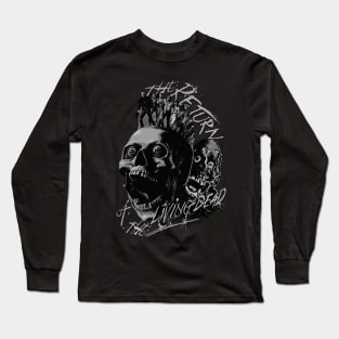 The Return Of The Living Dead, Retro Horror. (Black & White) Long Sleeve T-Shirt